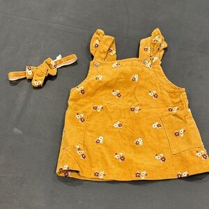 Nicole Miller Orange Floral Kids Matching Set